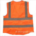 veiligheidsreflecterend vest met 4 reflecterende strepen